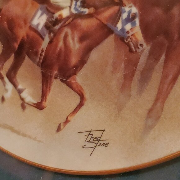 Fred Stone limited edition framed plate - Picture 4 of 8